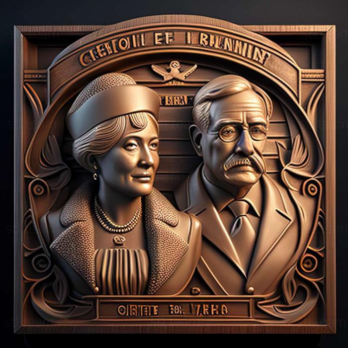 3D model Agatha Christie Murder on the Orient Express game (STL)